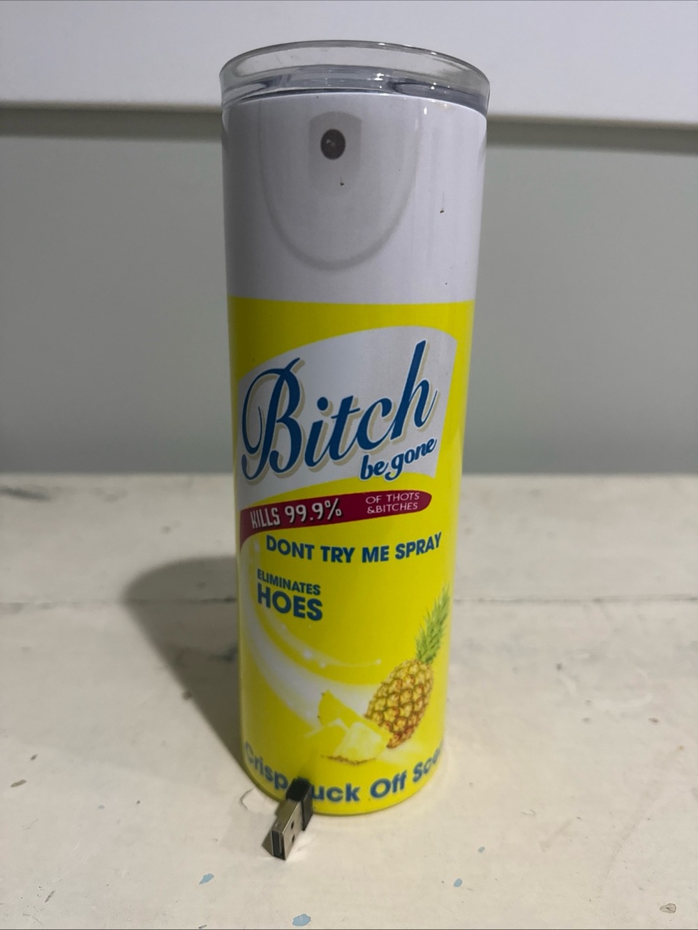 ***** Be Gone Drinking Tumbler